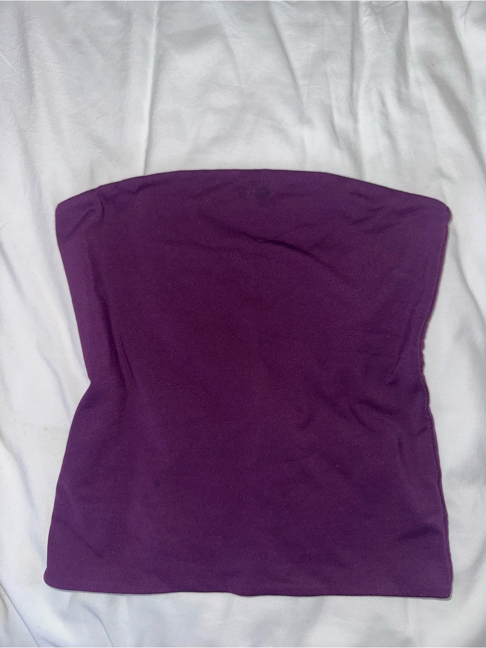 Aritzia Strapless Tube Top in Plum